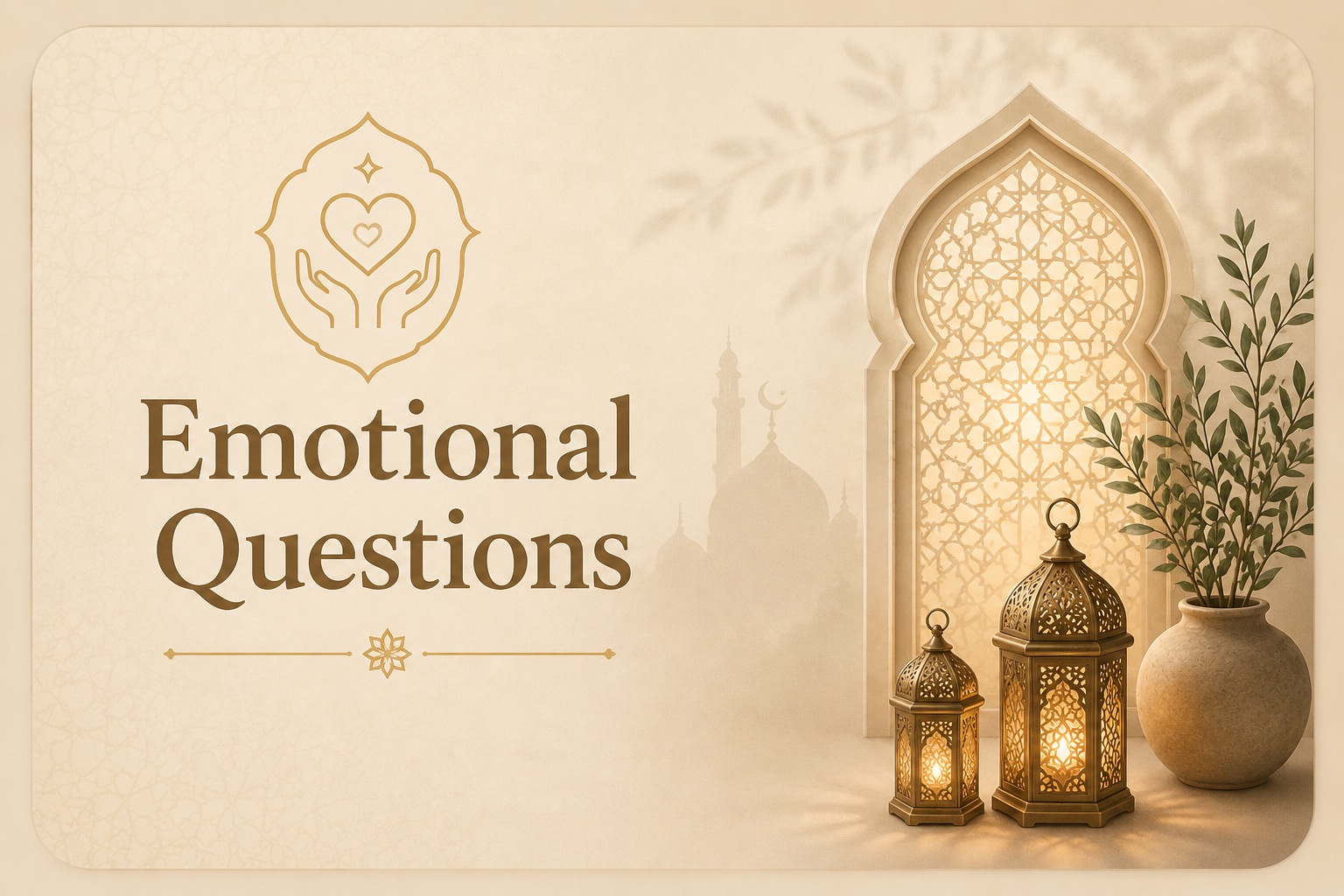 Common emotional questions support